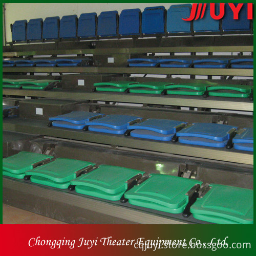 JY-769 folded stadium chair bleacher seat China furniture retractable seating